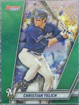 Christian Yelich [Green Refractor] #70