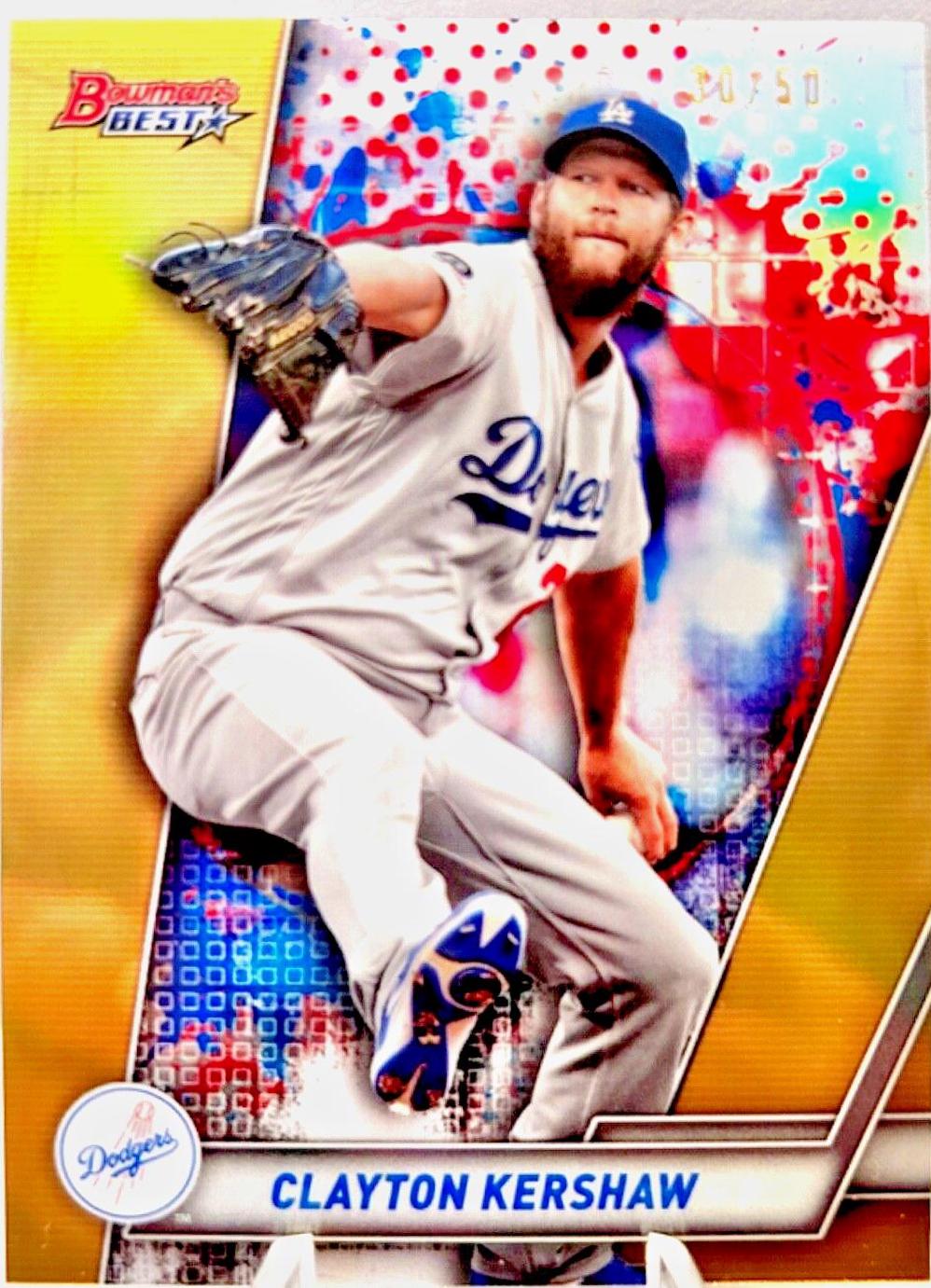 Clayton Kershaw [Gold Refractor] #14