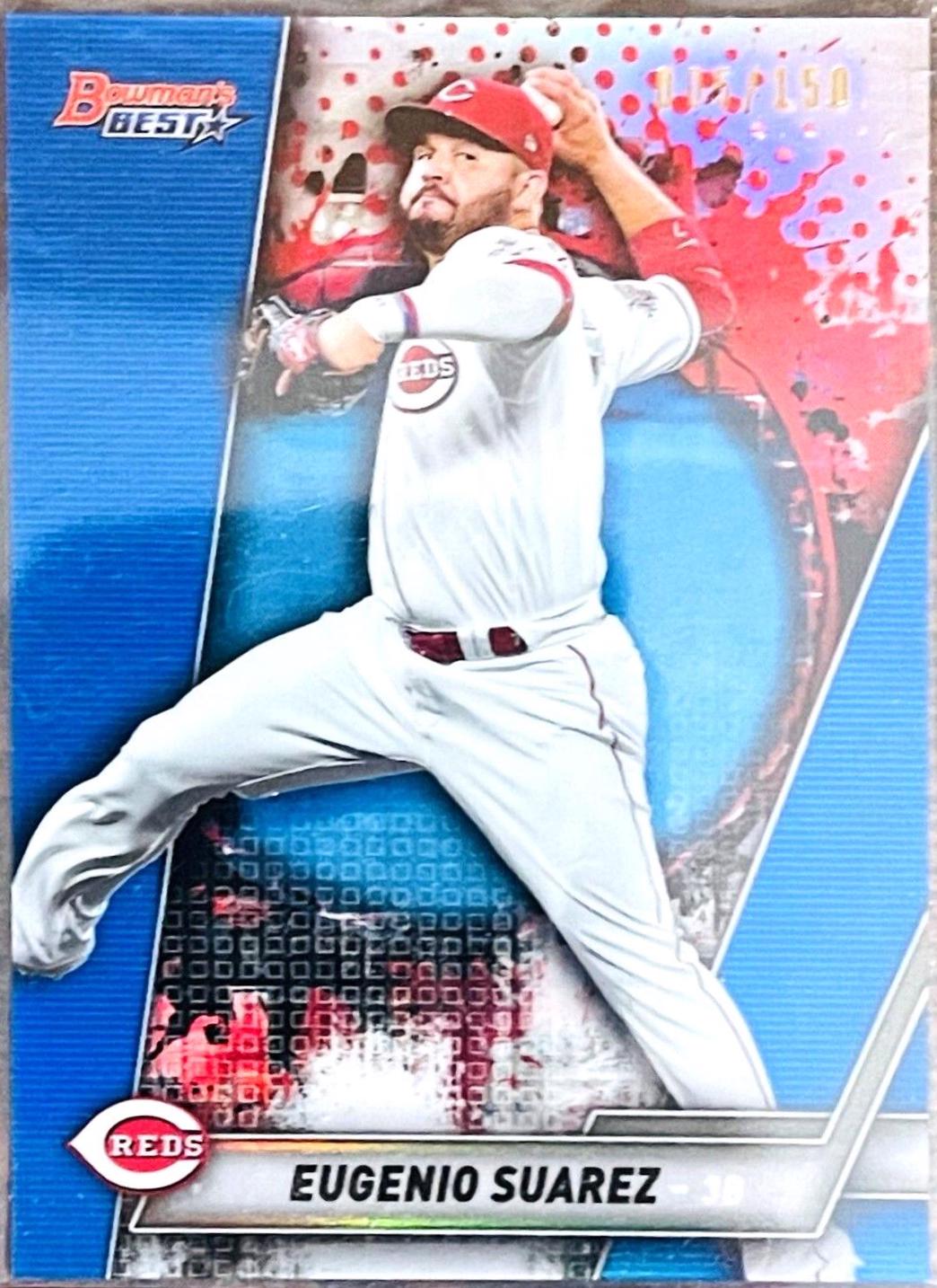 Eugenio Suarez [Blue Refractor] #62