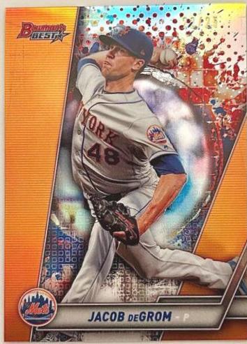 Jacob deGrom [Orange Refractor] #9