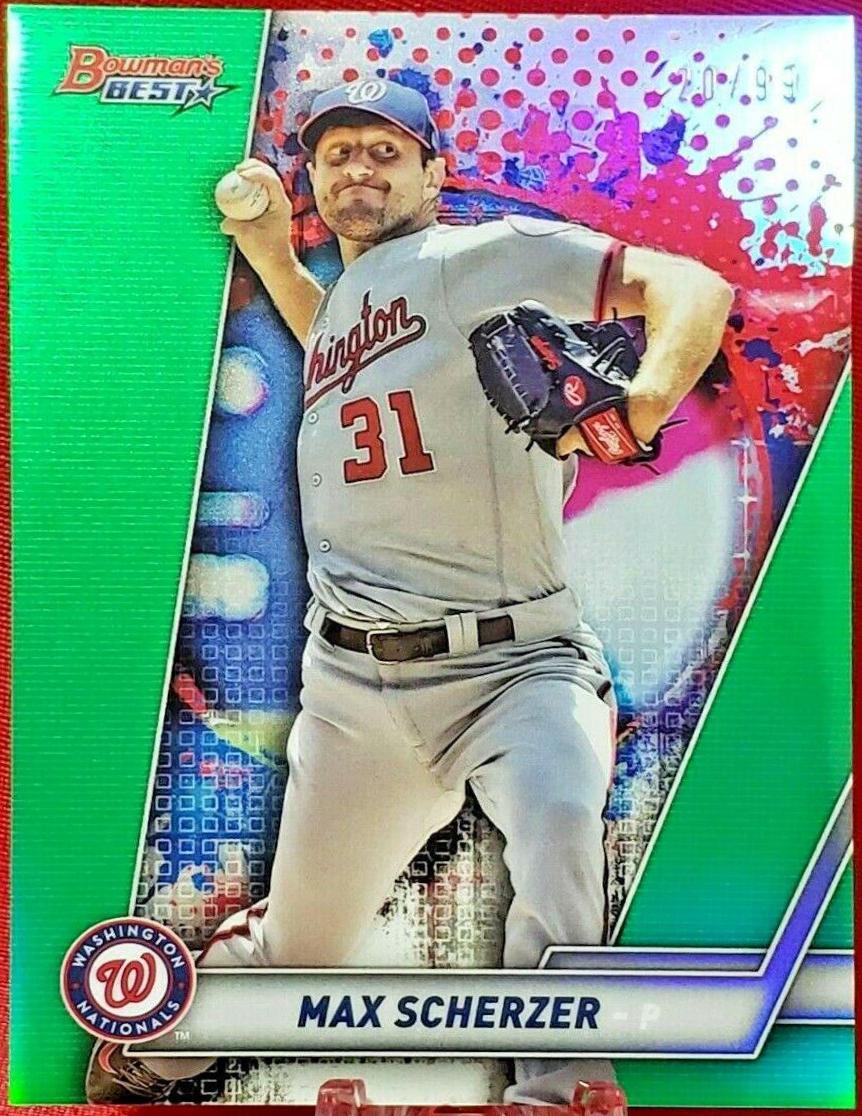 Max Scherzer [Green Refractor] #40