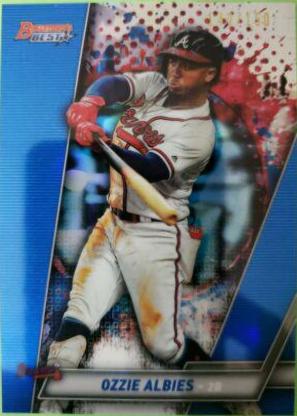 Ozzie Albies [Blue Refractor] #54