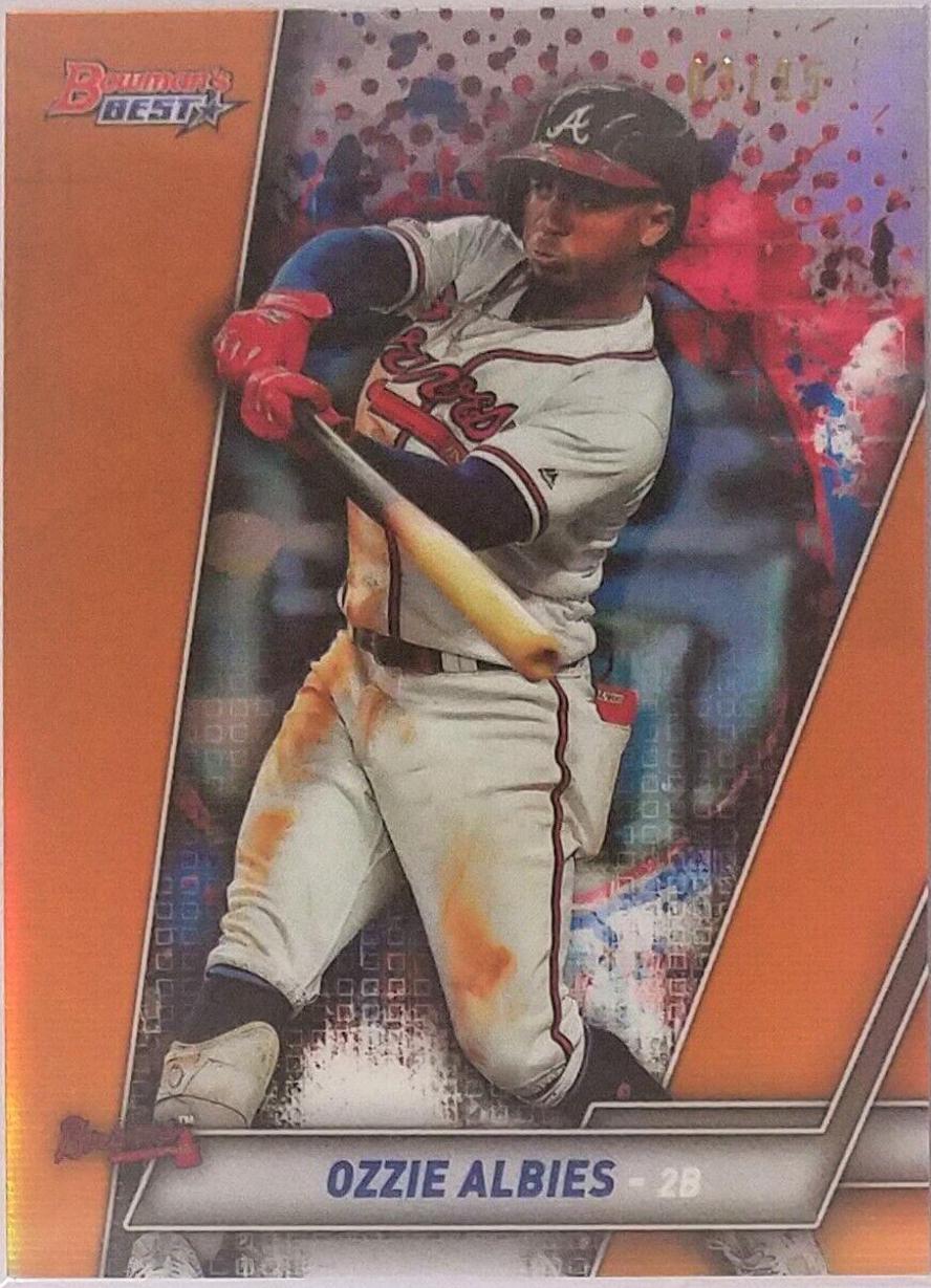 Ozzie Albies [Orange Refractor] #54