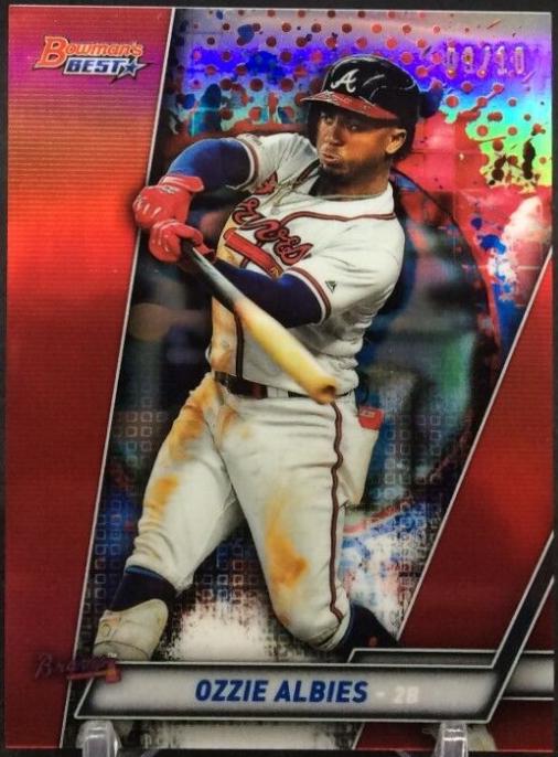 Ozzie Albies [Red Refractor] #54