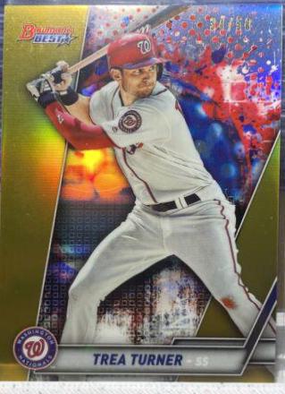 Trea Turner [Gold Refractor] #48