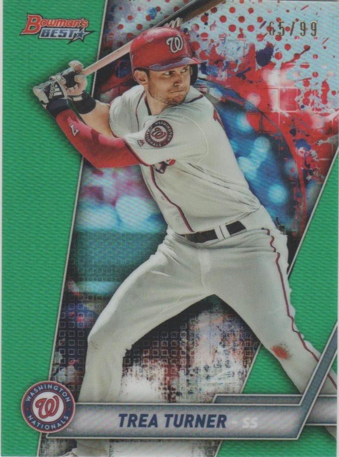 Trea Turner [Green Refractor] #48