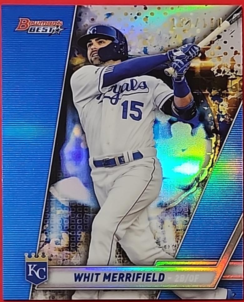 Whit Merrifield [Blue Refractor] #49