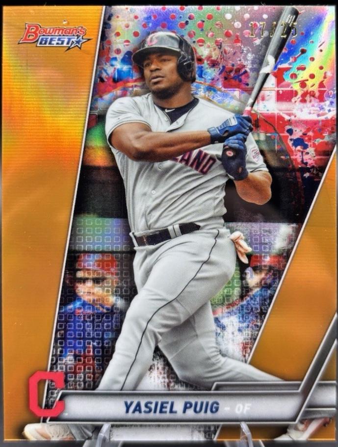 Yasiel Puig [Orange Refractor] #23