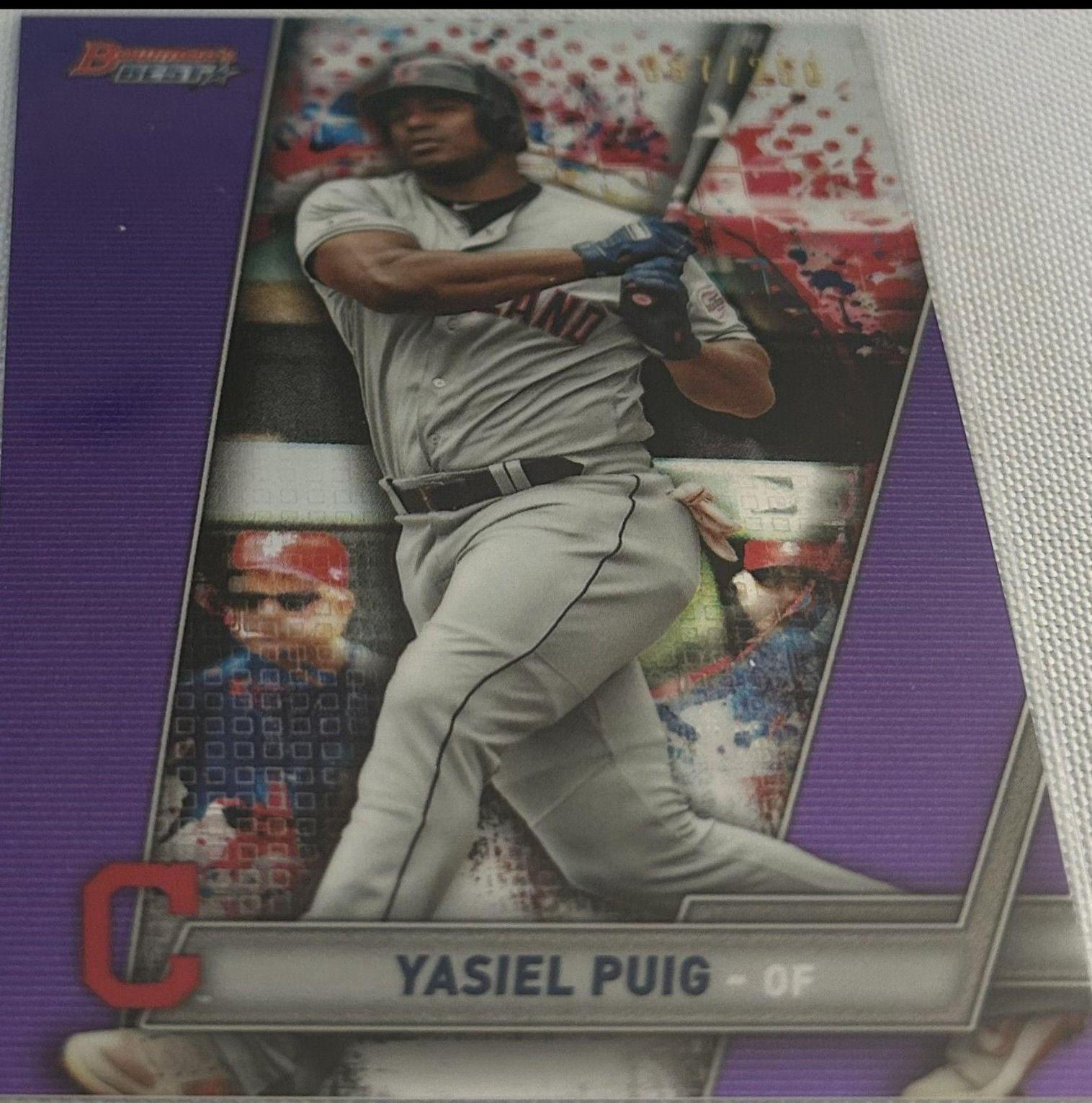 Yasiel Puig [Purple Refractor] #23