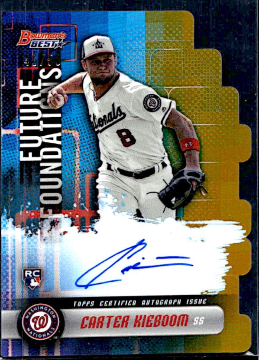 Carter Kieboom [Gold Refractor] #CK