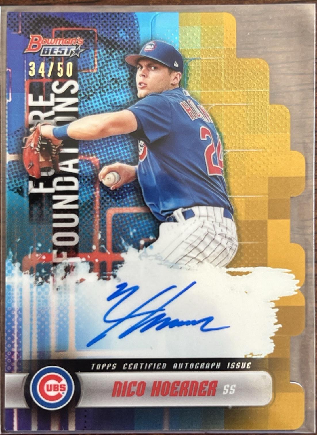 Nico Hoerner [Gold Refractor] #NH