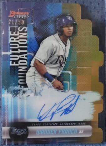 Wander Franco [Gold Refractor] #WF