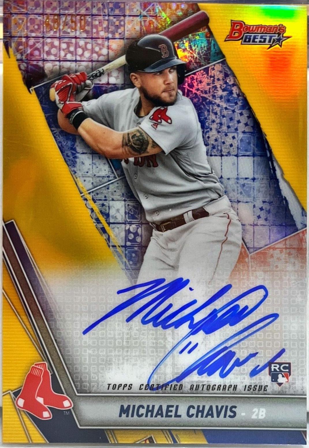 Michael Chavis [Gold Refractor] #B19-MCH