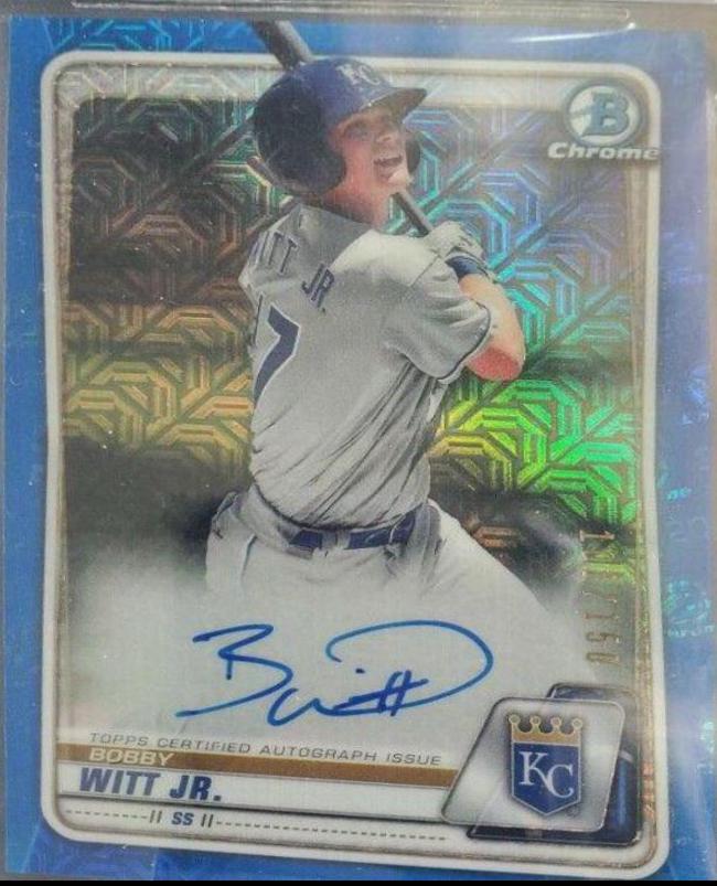 Bobby Witt Jr. [Blue Refractor] #BMABWJ