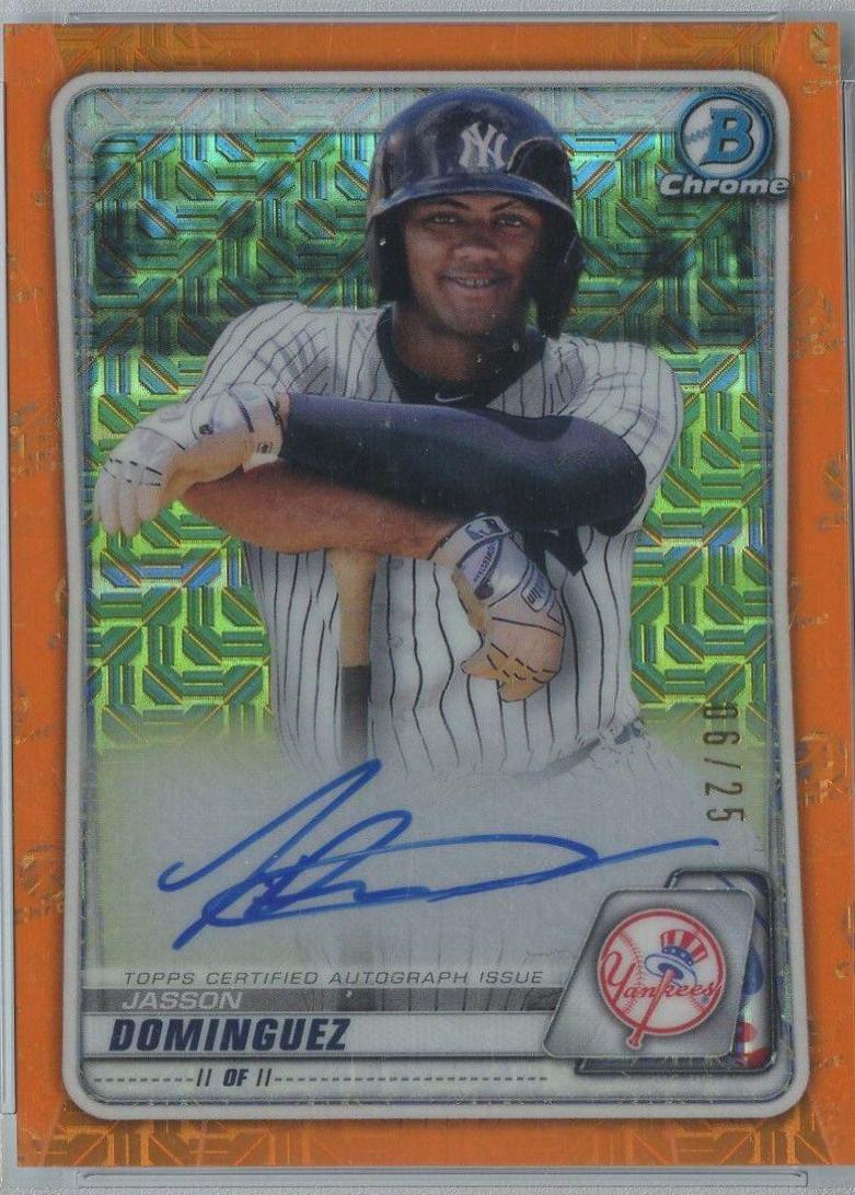 Jasson Dominguez [Orange Refractor] #BCMA-JD