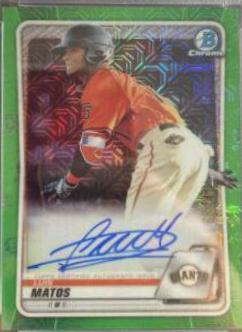 Luis Matos [Green Refractor] #BCMA-LM