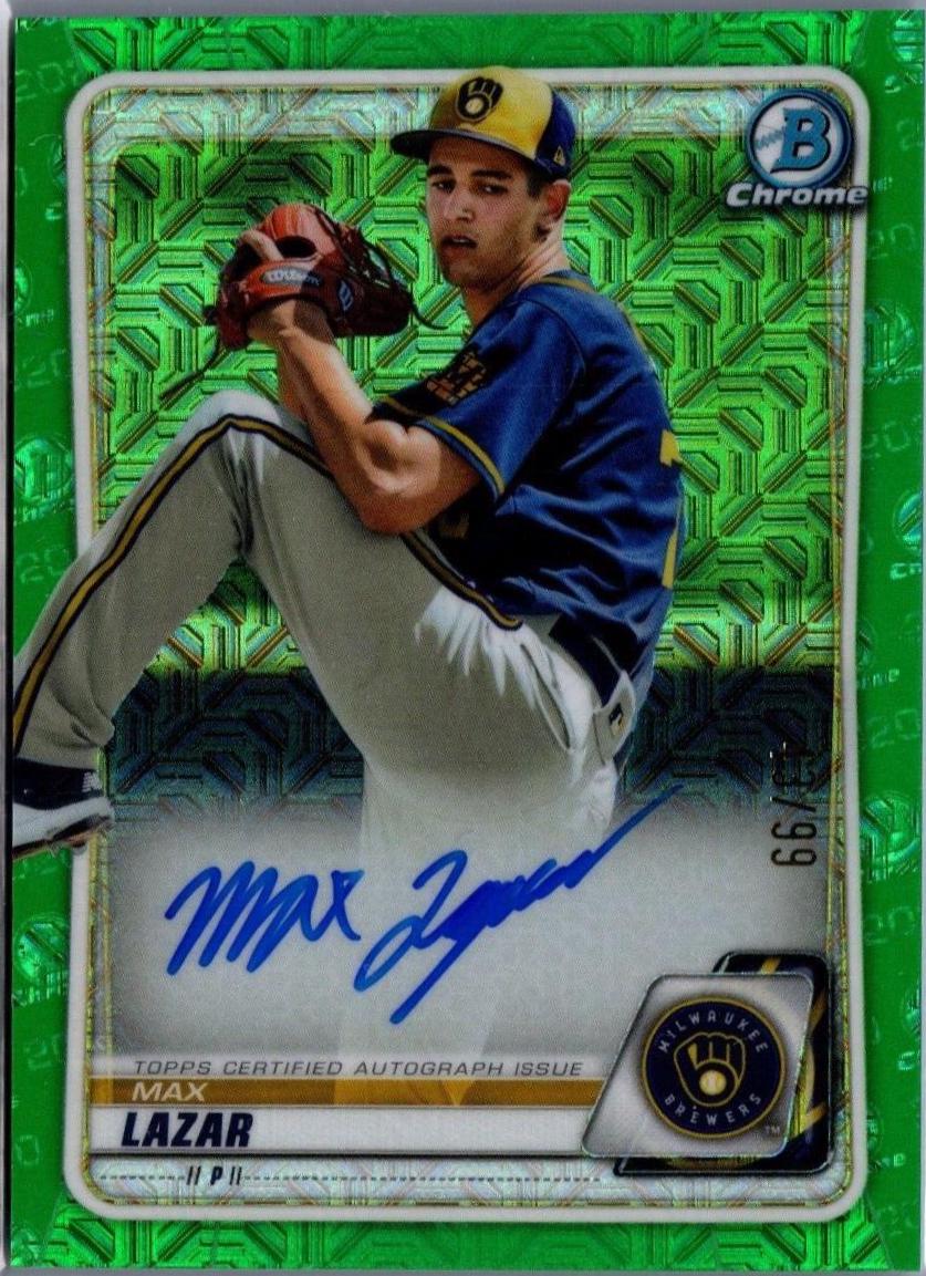 Max Lazar [Green Refractor] #BCMA-ML