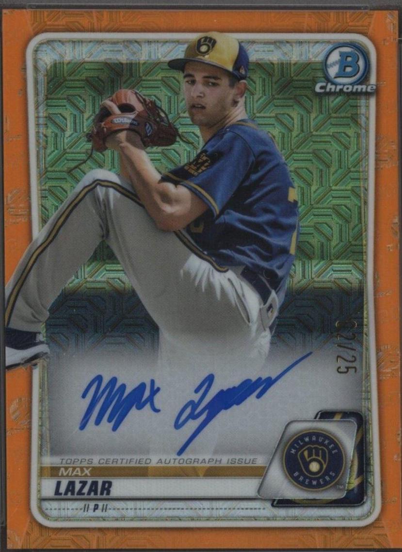 Max Lazar [Orange Refractor] #BCMA-ML