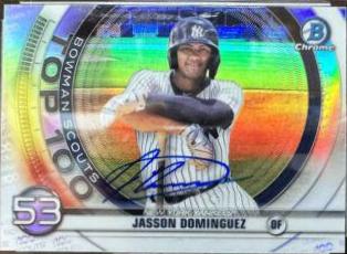 Jasson Dominguez [Autograph] #BTP53