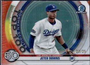 Jeter Downs [Orange Refractor] #BTP60
