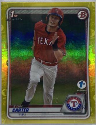 Evan Carter [Yellow Foil] #BD-126