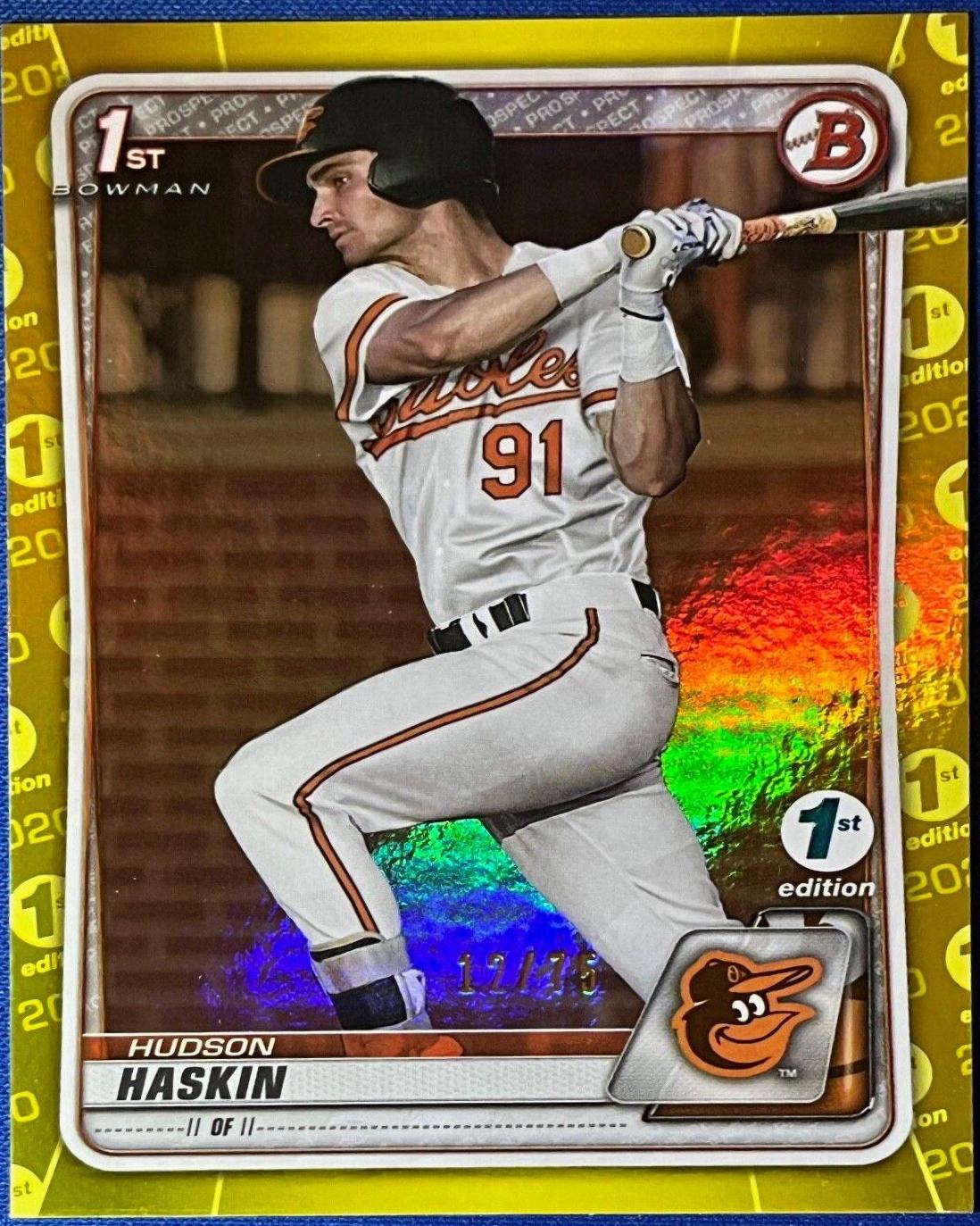 Hudson Haskin [Yellow Foil] #BD-130