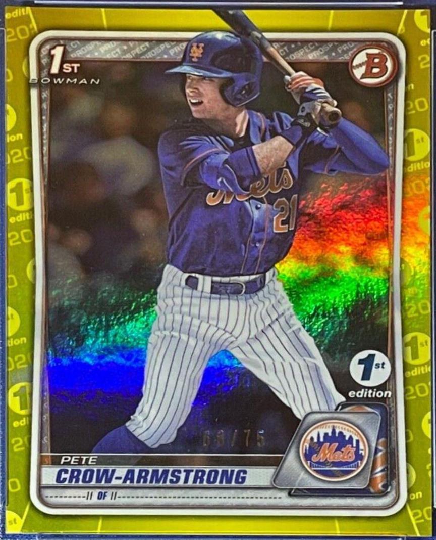 Pete Crow Armstrong [Yellow Foil] #BD-72