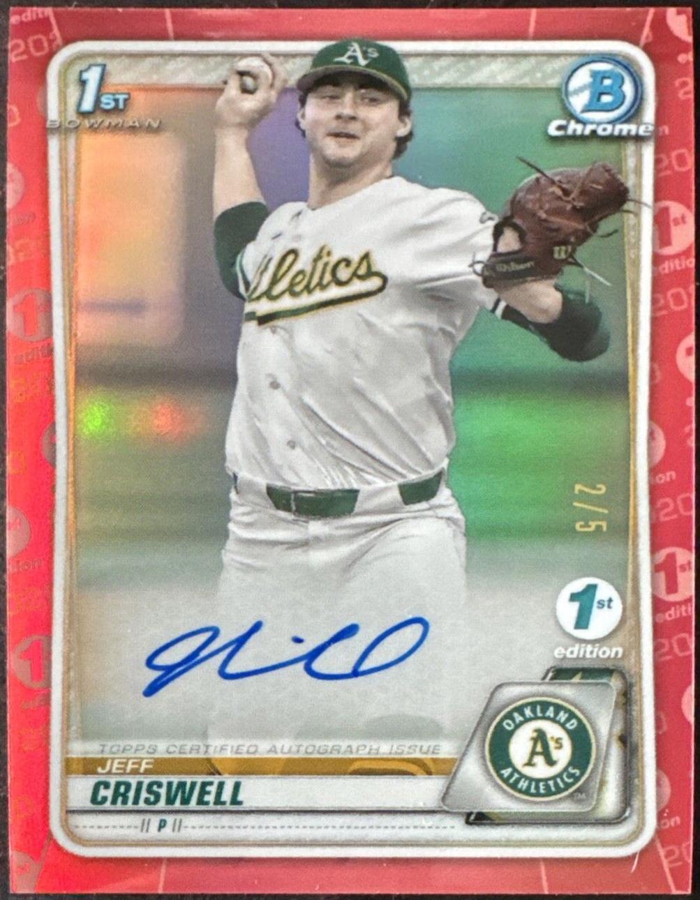 Jeff Criswell [Red Refractor] #CDA-JC