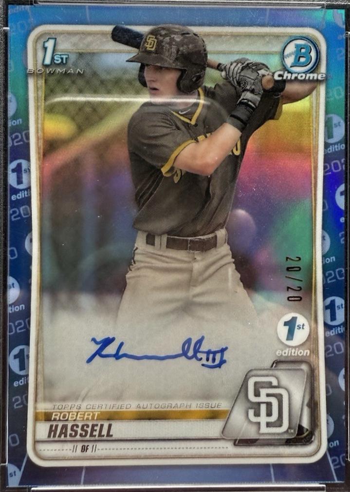 Robert Hassell [Blue Refractor] #CDA-RHA