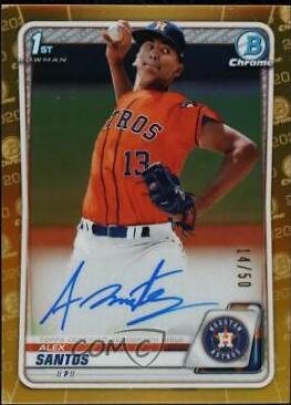 Alex Santos [Gold Refractor] #CDA-ASAN