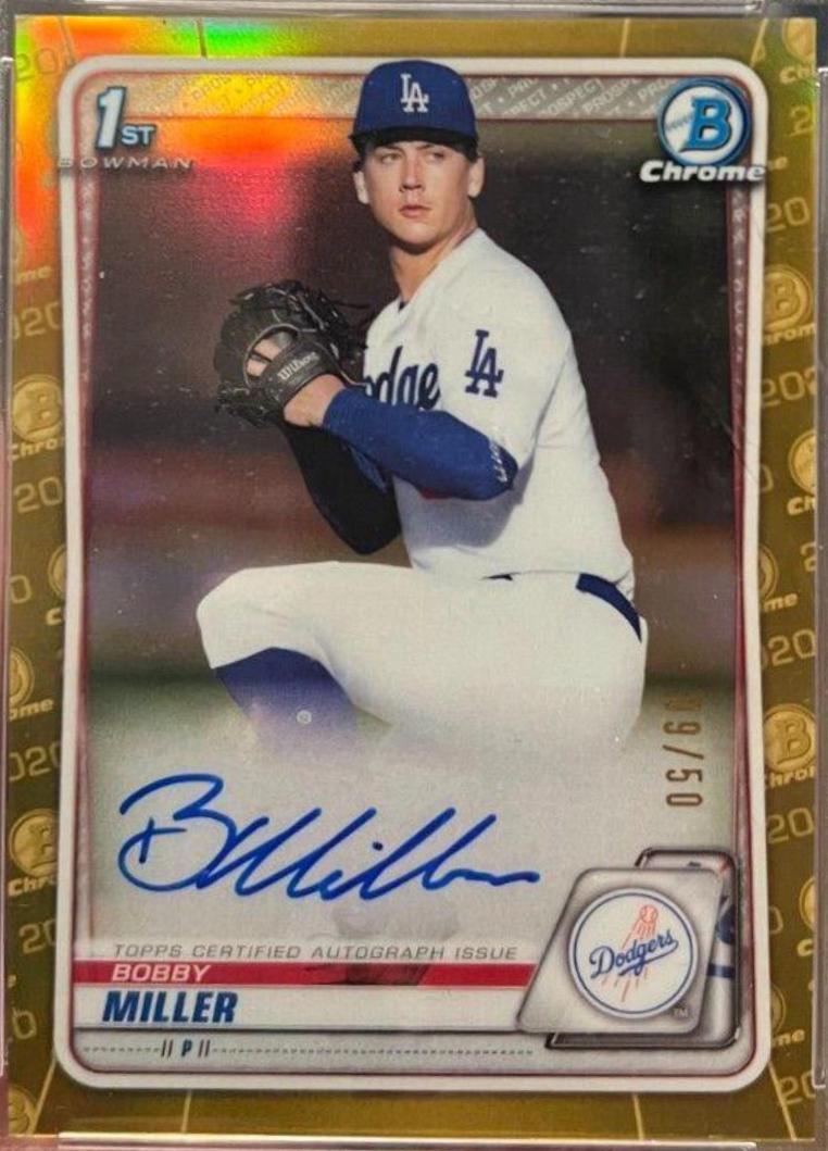 Bobby Miller [Gold Refractor] #CDA-BM