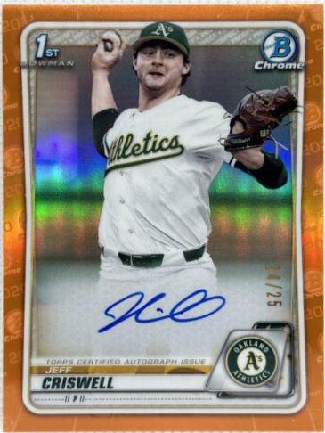 Jeff Criswell [Orange Refractor] #CDA-JC