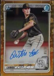 Justin Lange [Gold Refractor] #CDA-JL