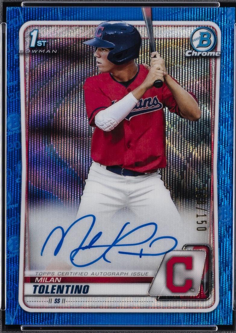 Milan Tolentino [Blue Wave Refractor] #CDA-MT