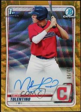 Milan Tolentino [Gold Wave Refractor] #CDA-MT