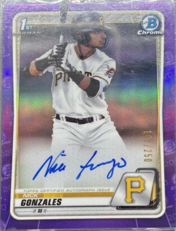 Nick Gonzales [Purple Refractor] #CDA-NGO