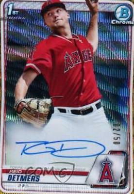 Reid Detmers [Gold Wave Refractor] #CDA-RD