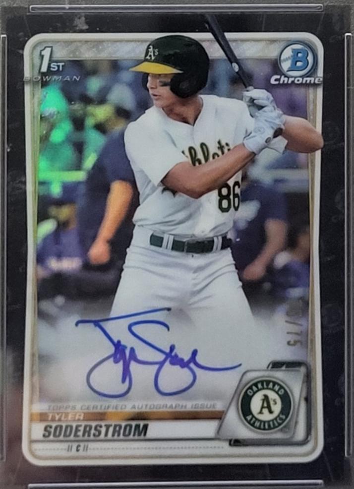 Tyler Soderstrom [Black Refractor] #CDA-TS