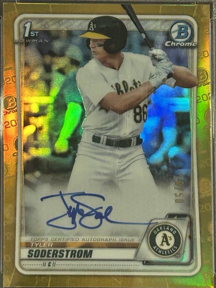 Tyler Soderstrom [Gold Refractor] #CDA-TS