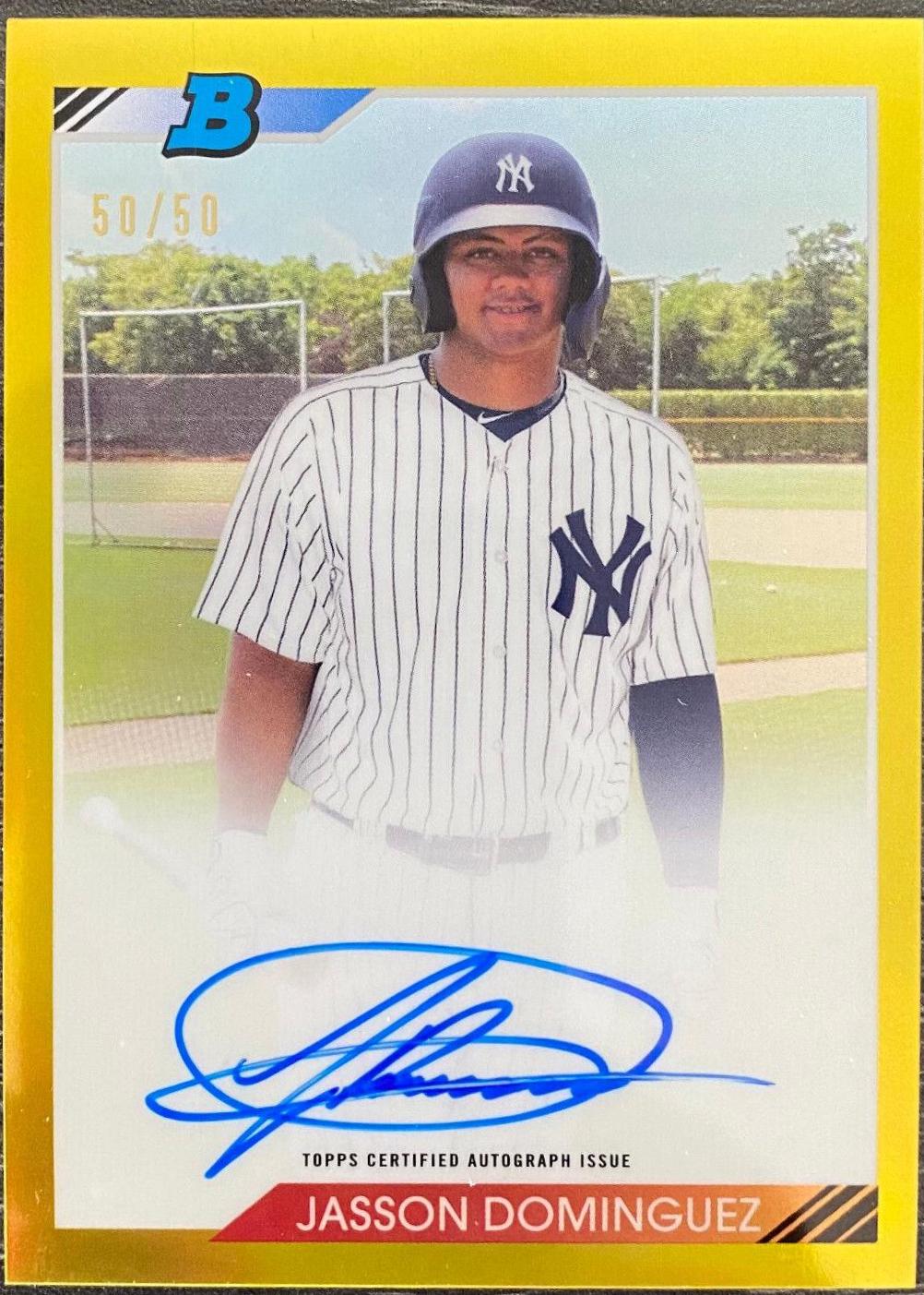 Jasson Dominguez [Gold Refractor] #JDO