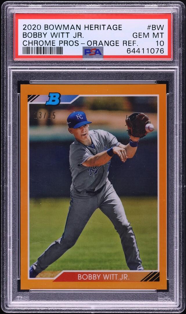 Bobby Witt Jr. [Orange Refractor] #BW