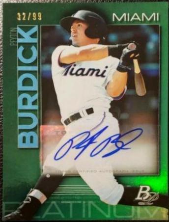 Peyton Burdick [Autograph Green] #TOP-7