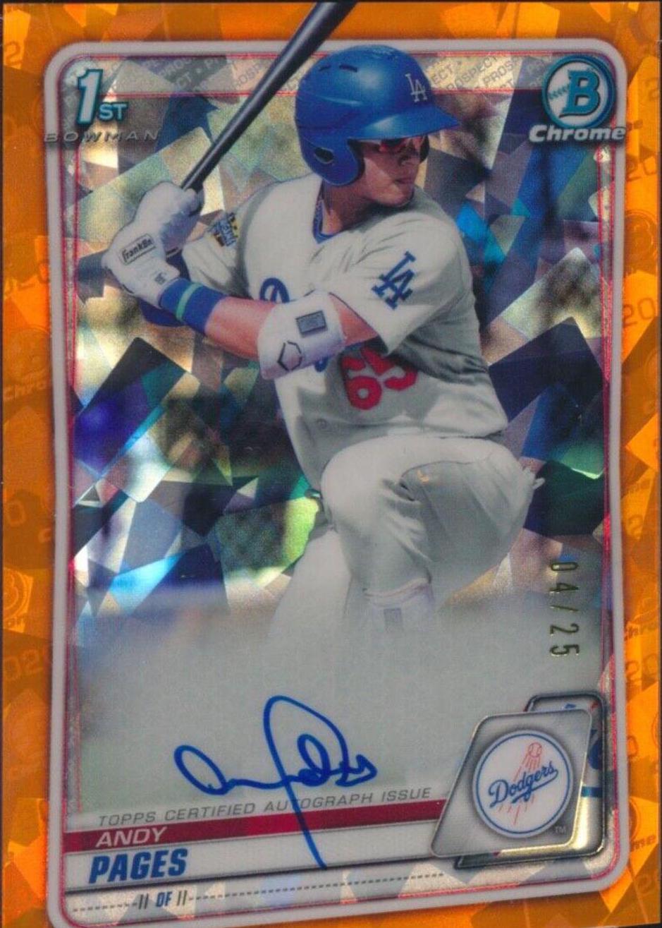 Andy Pages [Orange] #BSPA-AP