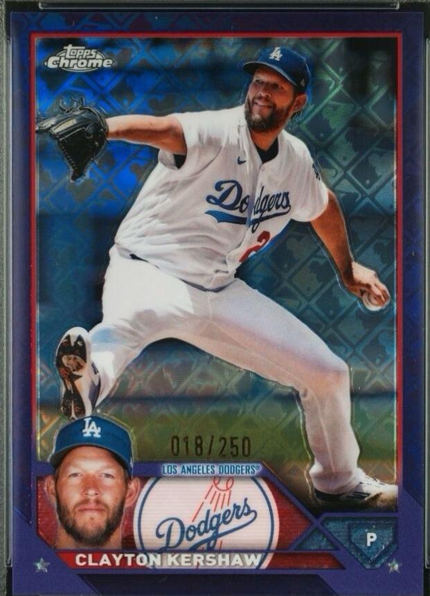 Clayton Kershaw [Purple Logofractor] #77