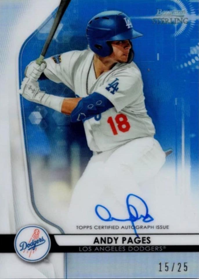 Andy Pages [Blue Refractor] #AP