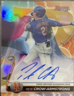Pete Crow Armstrong [Gold Refractor] #PC