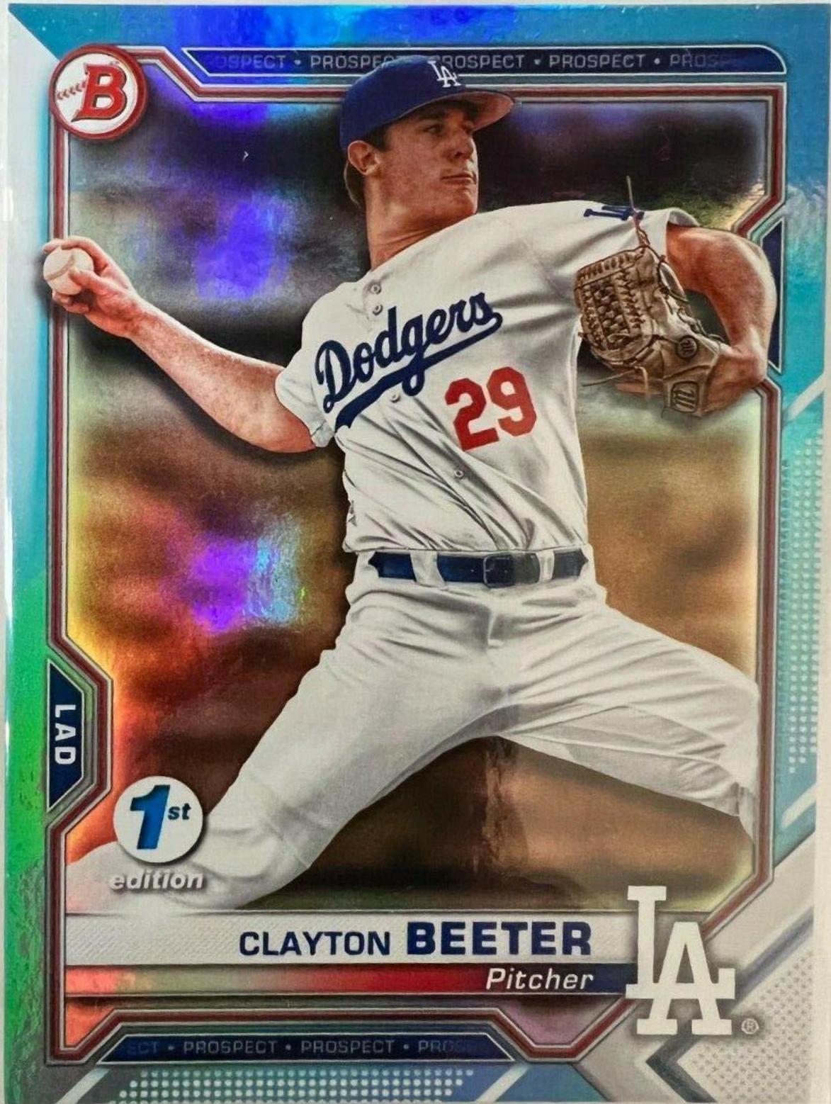 Clayton Beeter [Sky Blue Foil] #BFE-16
