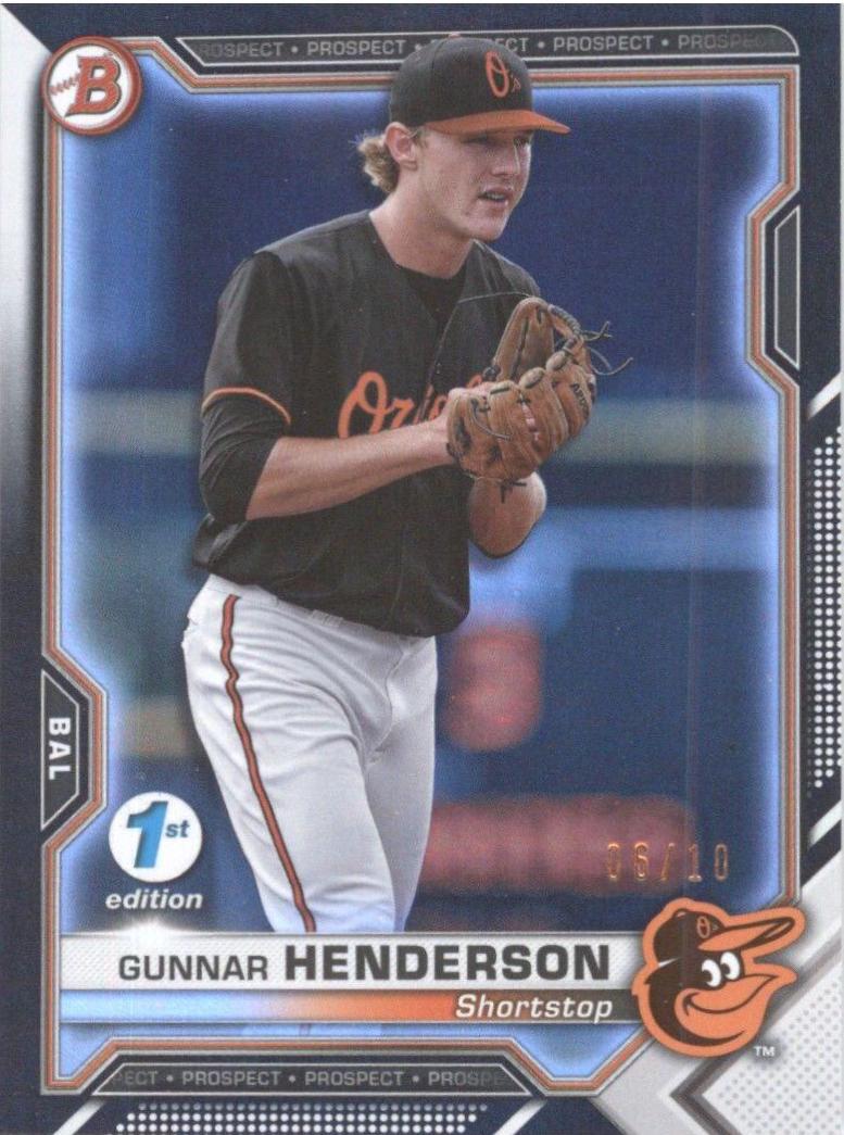 Gunnar Henderson [Black Foil] #BFE-49