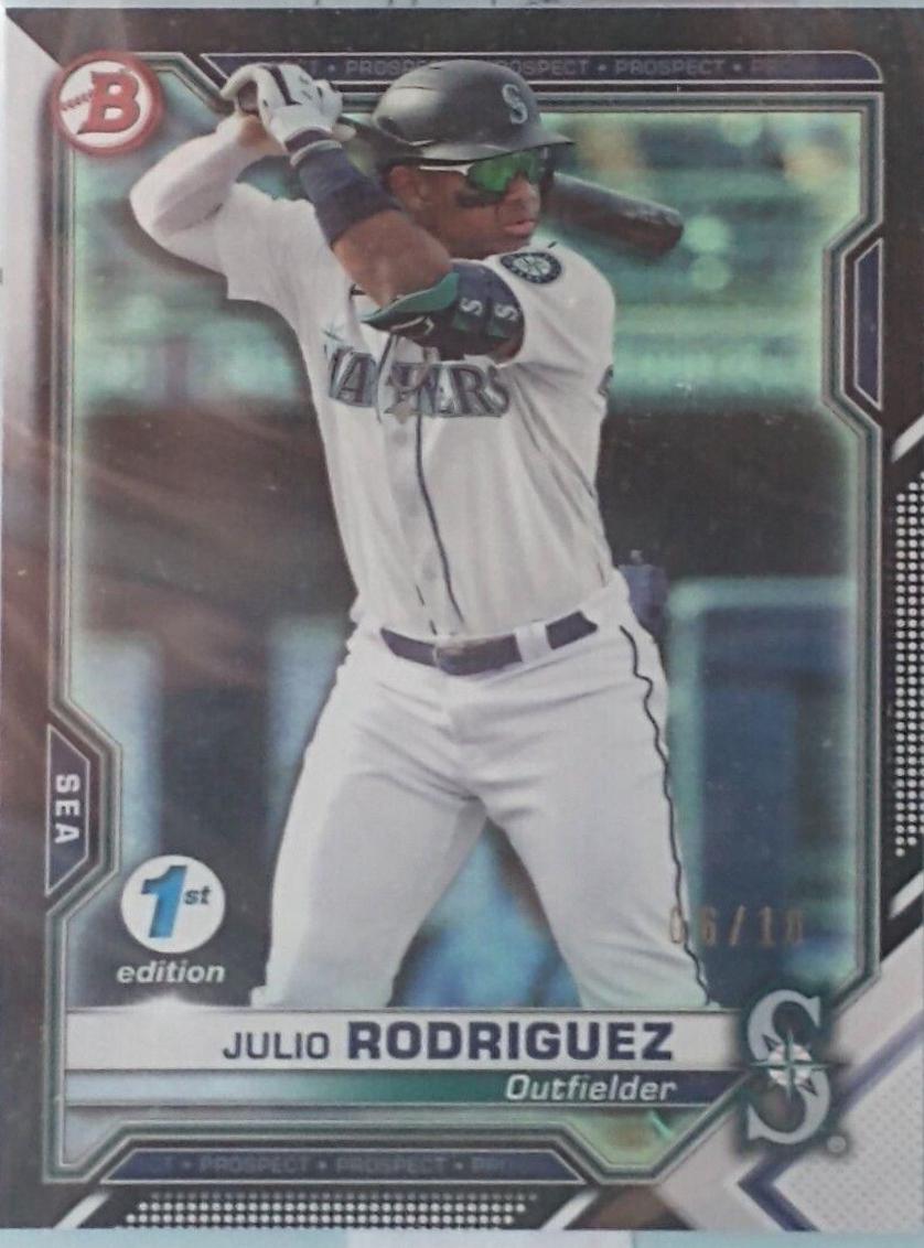 Julio Rodriguez [Black Foil] #BFE-86