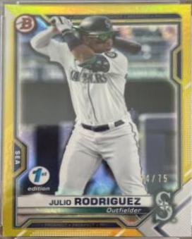 Julio Rodriguez [Yellow Foil] #BFE-86